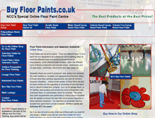 Tablet Screenshot of buyfloorpaint.co.uk